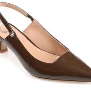 Patent leather Kitten Heel Pump